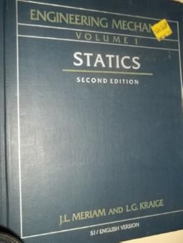 Hardcover Engineering Mechanics Volume 1 Statics (2nd) Second Edition Book