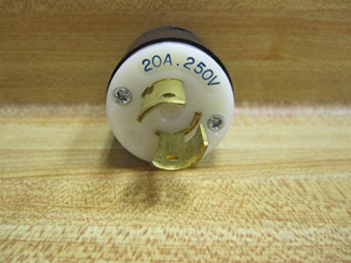 Kellems Hbl7102C 20Amp, 2Wire, 250V, 2Pole, Plug Connector, L2-20P #TOP4