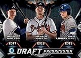 2019 Bowman Draft Draft Progression #DPR-ATL Drew Waters/Greyson Jenista/Shea Langeliers Atlanta Braves Baseball Card