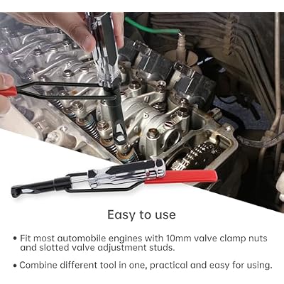 Valve Adjustment Tool, Jam Nut Valve Adjustment Tool, Applicable to Honda Car Engines (10mm)