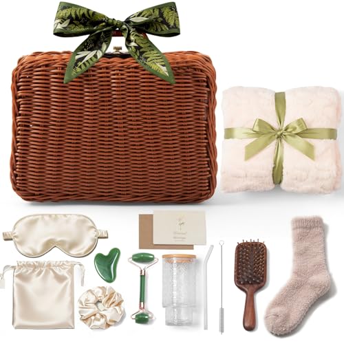 14-Piece Vintage Self-Care Basket