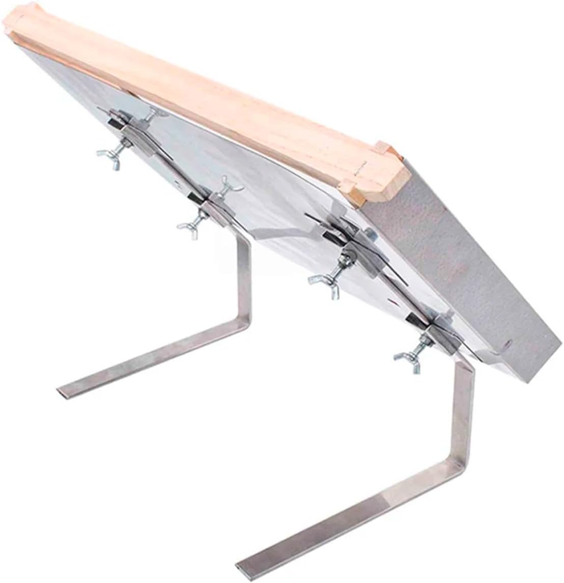Stainless Steel Honeycomb Frame Display Stand, Bee Frame Holder for Honey Extraction, Honey Uncapping Holder for Beekeeping, Restaurant, Bakeries, Catering Equipment