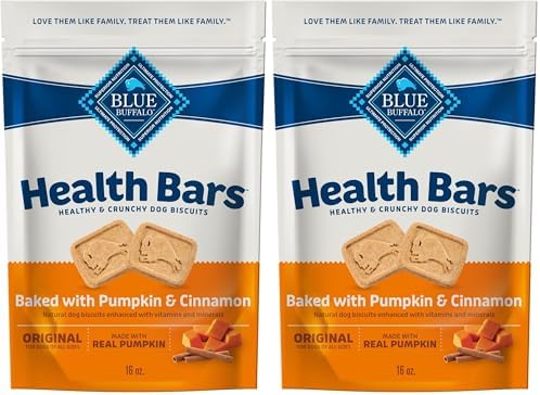 Blue Buffalo Health Bars Crunchy Dog Biscuits, Oven-Baked with Na...