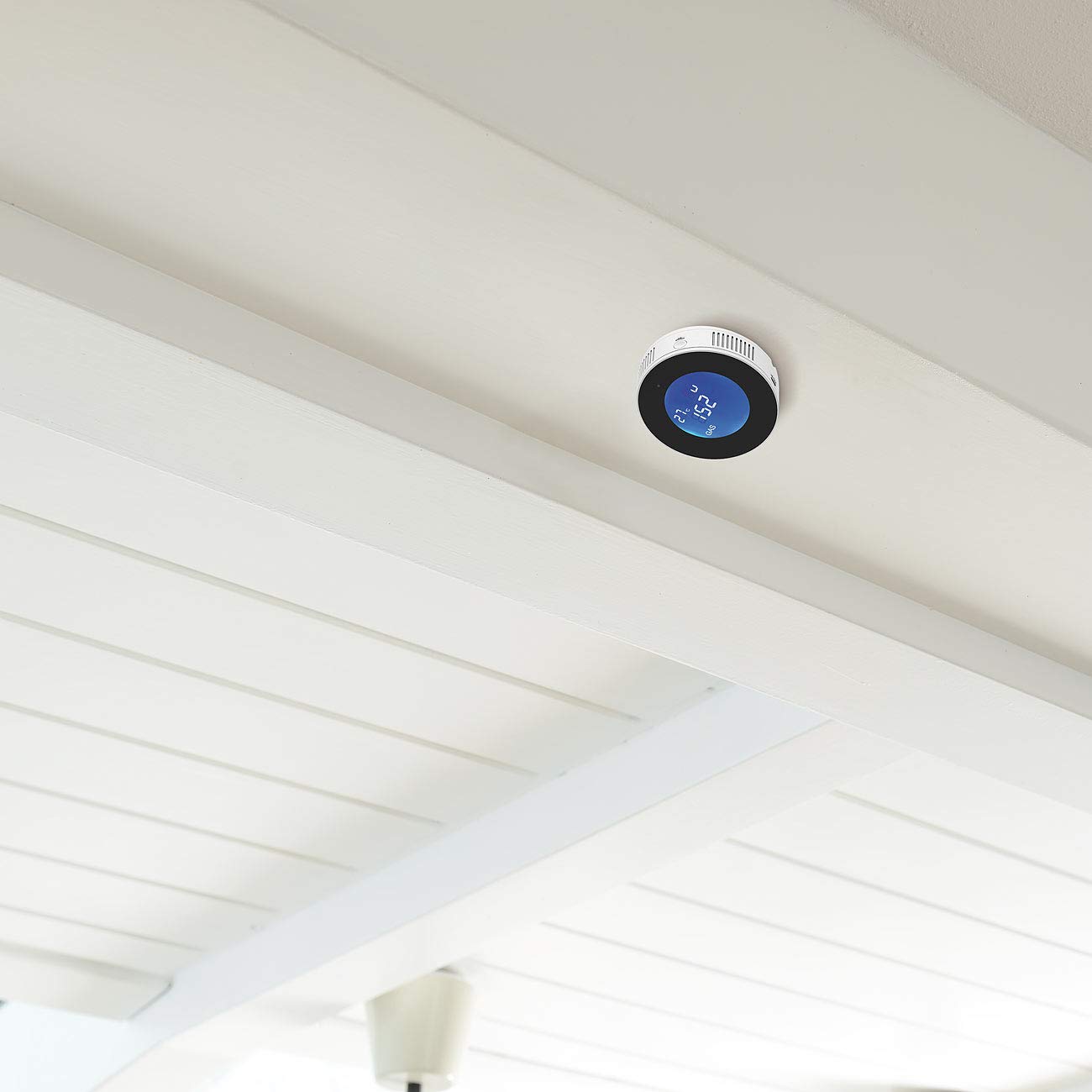 VisorTech Gassensor: 2er-Set WLAN-Multi-Gasmelder, mit App & Sprachansage (Gaswarner Erdgas, Gasmelder WiFi, Kfz)