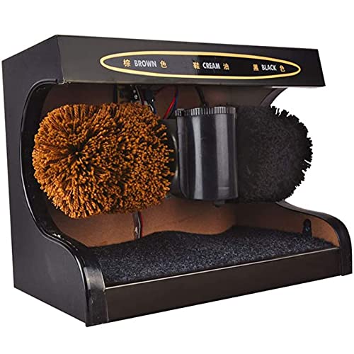 Electric Shoe Polishers Home Electric Shoe Polisher, Small Automatic Metal Leather Shoe Shiner Machine, Leather Care Kit For Home Use or Hotel Lobbies