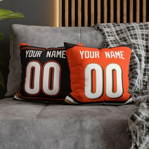 Image of ANTKING Throw Pillow 2 Packs Personalized Custom Any Name Number for Men Women Boy Gifts