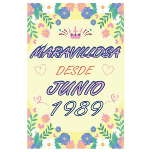 CUADERNO, MARAVILLOSA DESDE JUNIO 1989: Regalo de 33 cumpleaños para mujeres y hombres, ideas de 33 cumpleaños... un cumpleaños... divertido, cuaderno ... regalo de 33 cumpleaños para él/ella.
