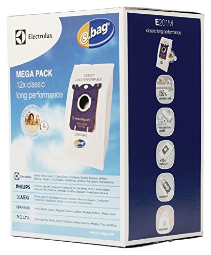 Kit 12 Sacchetti Aspirapolvere S-Bag E 201M Electrolux