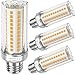 Ampoule LED E27 16W Ampoule Maïs LED Blanc Chaud 3000K,1900LM Lumineux Équivaut à Ampoule Halogène Incandescente 120W 150W,Haute Luminosité IRC85,360°Faisceaux LED,Non Gradable,108*2835 SMD,Lot de 4