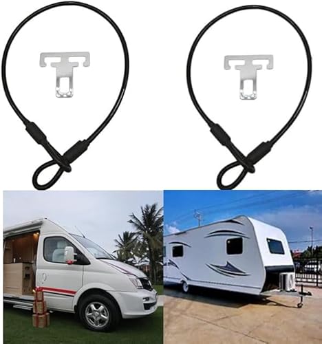 GOVNPJ 2 Stück Diebstahlschutz Wohnmobil Zubehör, Wohnmobil Diebstahlschutz Einbruchschutz türsicherung einbruchschutz für Wohnwagen,Wohnmobile,Transporter,Nutzfahrzeuge