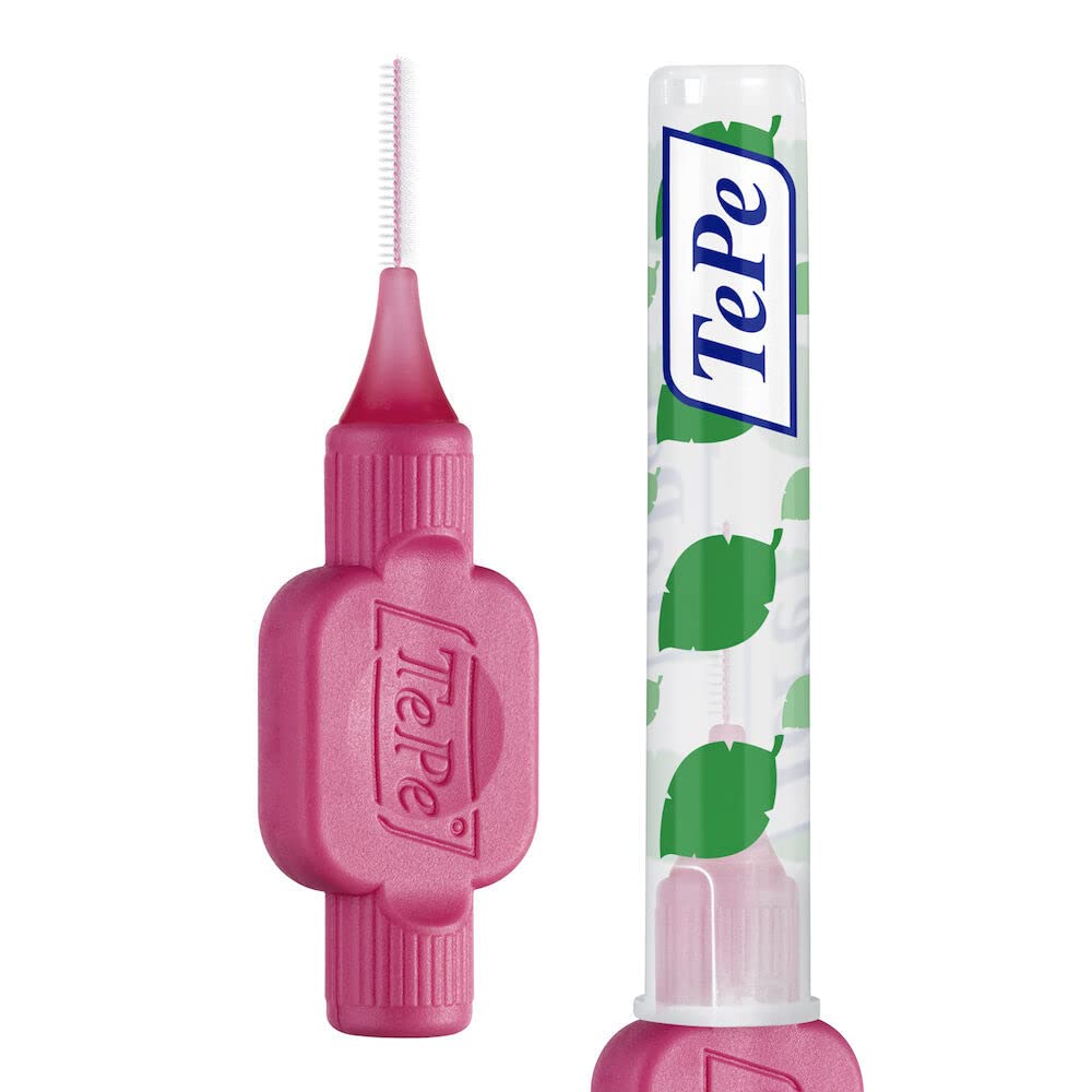 TEPE 0.4 MM - PEMBE Diş Arayüz Fırçası (1 x 8 Adet) (2 paketi)