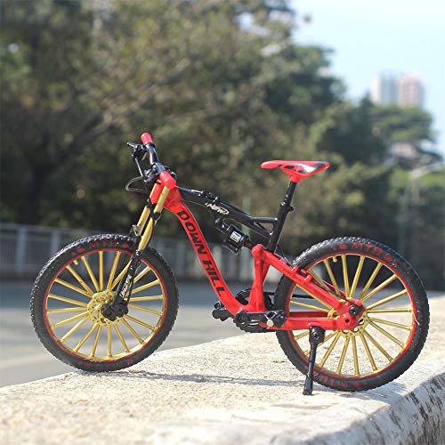 Ailejia Alloy Finger Bike Toy Mini Racing Dirt Bike Ornament Bicycle Vehicles Model Dirt Bike Cake Topper Decoration Mini Scooter Toy Finger For Boy (S-Red) #TOP4