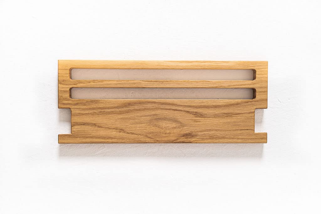 Kleiderleiter Regal RB2 Eiche Dinky, 37 x 14,8 x 2 | Regal für oben auf der Kleiderleiter, Handarbeit aus Deutschland