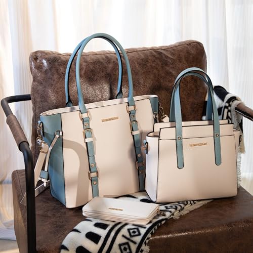 Image of Montana West 3PCS Purses for Women Tote Bag and Wallet Set Shoulder Satchel Handbags