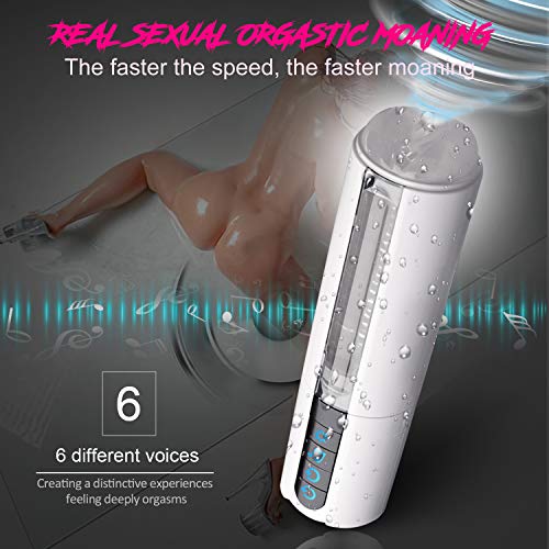 Handsfree Male Masturbation Electric Blow-Job Men Deep Throat Sucking Oral Cup Vibrating Masturbator Cup Automatic Aircraft Cup Man Toy Hands Free Underwear Sex Toys4men T-Shirt Love