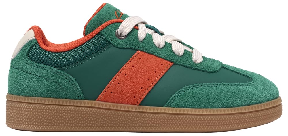 Clarks CypressLace K Childrens Green Combi, 12