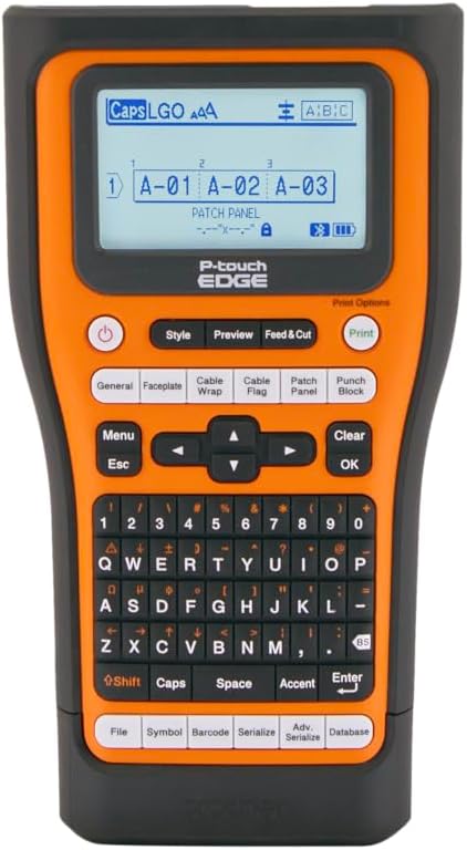 (Incomplete) Brother PT-E560BTBP Contractor Kit: P-Touch Handheld Industrial Label Printer with Bluetooth & Dual Auto-Cutter Plus 6 Tapes (up to 24mm Labels) PT-E560BT Kit + 6 Tapes