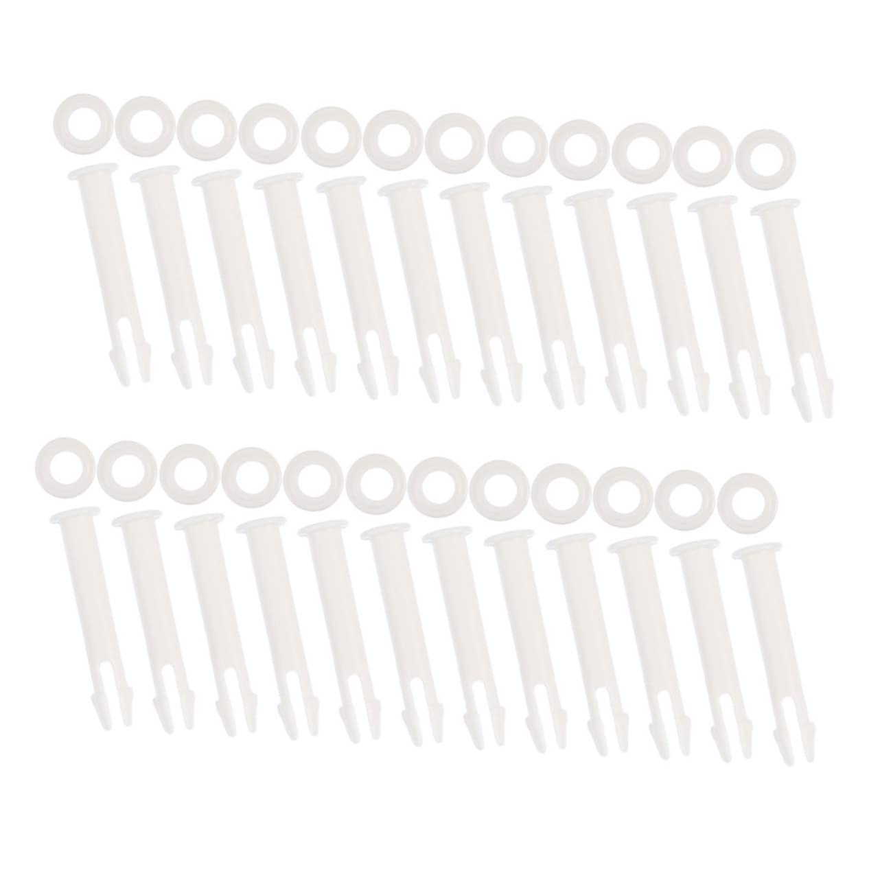 Toyvian 72piezas Conector De Piscina De Pasadores Plásticos para Repuestos De Accesorios De Piscina Desmontable Instalación y Reemplazo De Dañado o Perdido para Verano