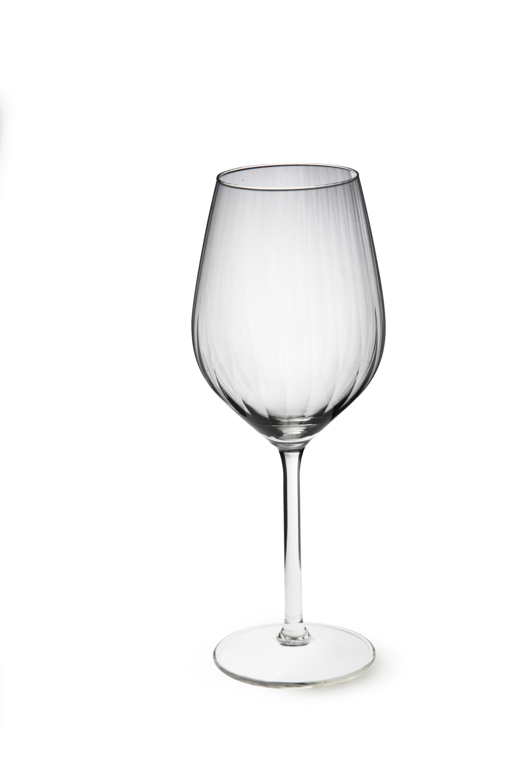 Excelsa Alba - Juego de 6 copas de vino de cristal, 500 ml, cristal transparente con tallo largo