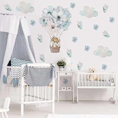 Qucheng Leopard Wall Decal Stickers Kids Toddler Bedroom Removable Stickers Decor Nursery Playroom Large Vinyl Waterproof Wall Decoration #TOP4