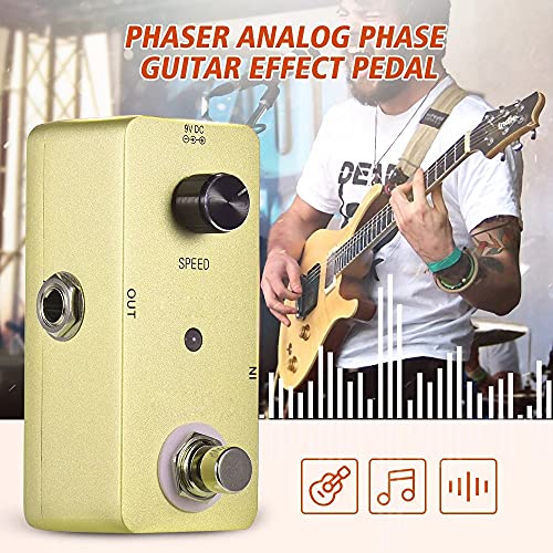 BAOFUBA Effet de la guitare de phase analogique Pédale Alliage de zinc Shell Vrai Bypass Pédale de guitare pour les… - Les Beatles, Paul McCartney, John Lennon, RIngo Starr, George Harrison BAOFUBA Effet de la guitare de phase analogique Pédale Alliage de zinc Shell Vrai Bypass Pédale de guitare pour les… – Image 4