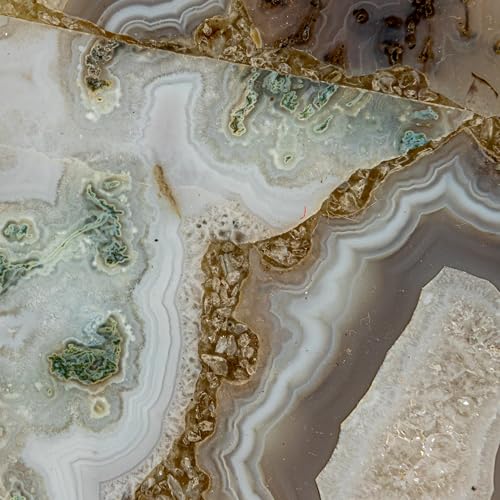 Creative Co-Op Round Agate Coasters, Multicolor, Set of 4 by Creative Co-Op - Image 4