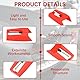 TDUNSYA 3 Stück Plattenspieler Nadel, Diamant Stylus Ersatz, Diamant Nadel Plattenspieler, Austausch Plattenspieler Universal Stylus für Meiste Plattenspieler Phonograph, Vinyl Plattenspieler