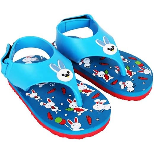 Kids Cartoon Flip Flop Sandals Size 6