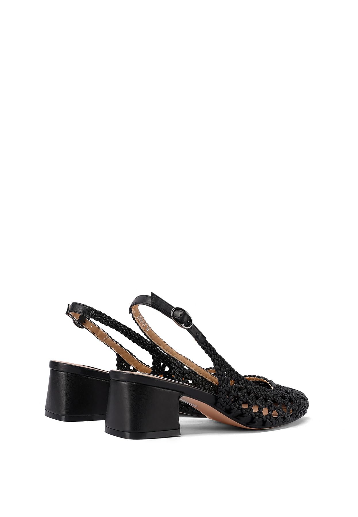 QUEEN HELENA Décolleté con Tacco Medio Slingback Scarpe Eleganti a Punta Chiusa Donna ZM9903