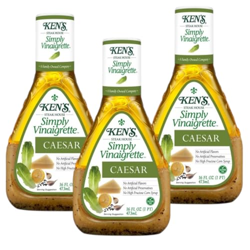 Caesar Salad Dressing, Creamy Vinaigrette, Rich Flavor for Salads, Marinades,