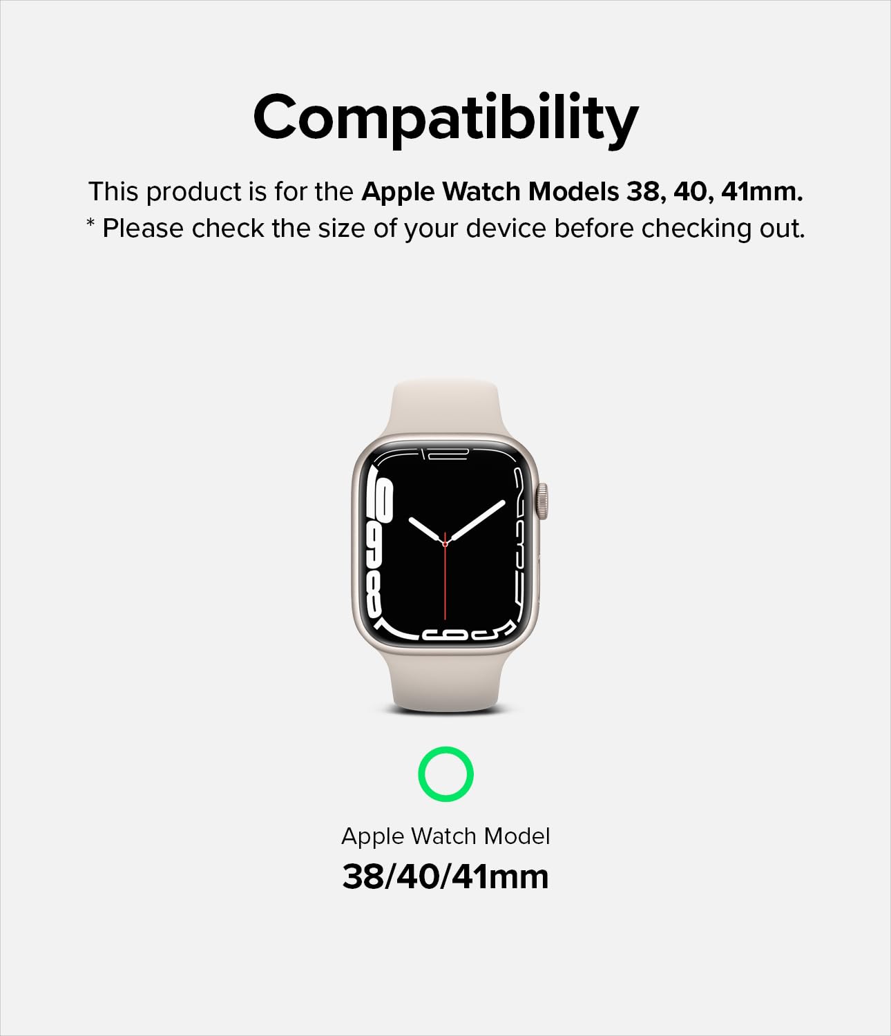 Ringke Sports Air Loop Compatible with Apple Watch Band 38mm, 40mm, 41mm, Lightweight Breathable Woven Nylon for Men, Women, Designed for Apple Watch Series 9, 8, 7 (41mm), SE (40mm) - Cream