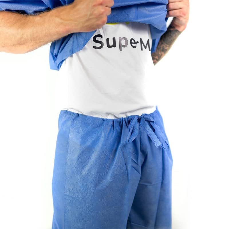 Pyjama De Bloc 3 Poches non tissé SMS - Bleu, parme ou Vert - 7 Tailles - Lot de 10 - Taille : M - M - Vert
