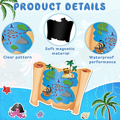 Imanes decorativos pirata para puerta de crucero pack 12 miniatura 3