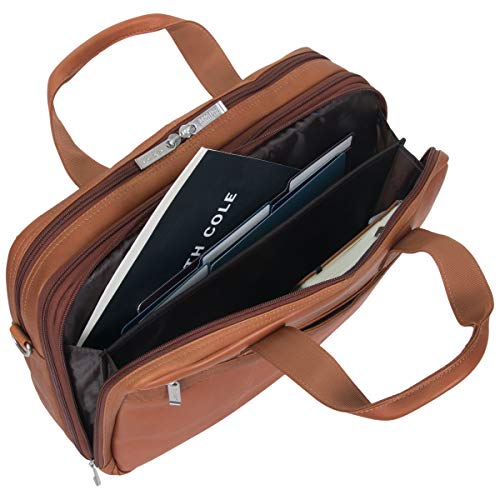 Cole Reaction Manhattan Colombian Leather Briefcase Expandable