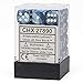 DND Dice Set-Chessex D&D Dice-12mm Lustrous Slate and White Plastic Polyhedral Dice Set-Dungeons and Dragons Dice Includes 36 Dice â€“ D6, Various (CHX27890)
