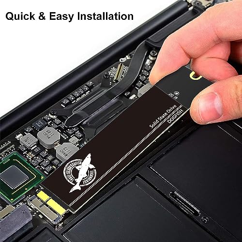 Image of Dogfish SSD 256GB for MacBook Air A1369 A1370, Solid State Drive Upgrade for MacBook Air A1370 (EMC 2393 /2471), A1369 (EMC 2392 /2469) (pre-Installed Operating System)