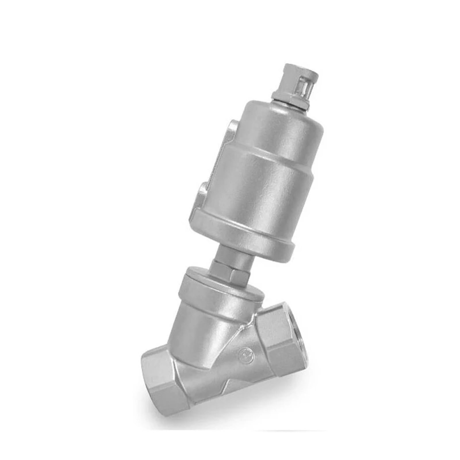 VSPPJYFG DN65 Stainless Steel Pneumatic Seat Valve 16bar Normally Closed Pneumatic Actuator Angle Seat Valves