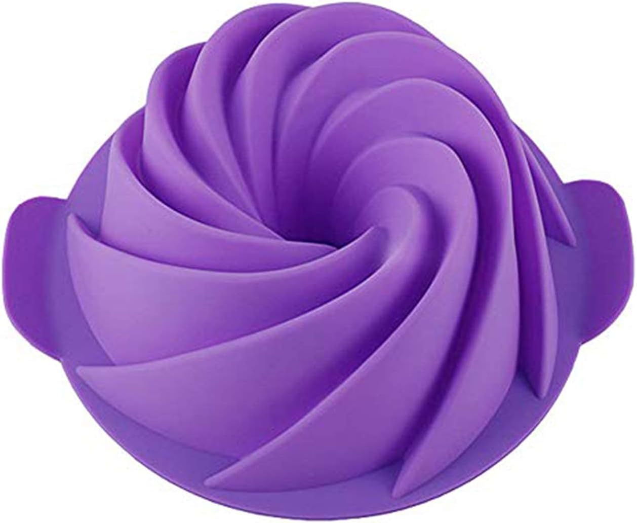 SHEbaking Confetti Silicone Jello Mold Fluted Cake Pan for Baking, Nonstick Tube Pan for Gelatin, Mousse and Jello 9-in Cake Pan