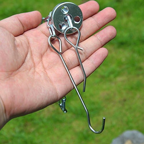 YUEWO Outdoor Mini Camping Picnic BBQ Cooking Tripod Bonfire Camp Fire Dutch Oven Pot Pan Holder