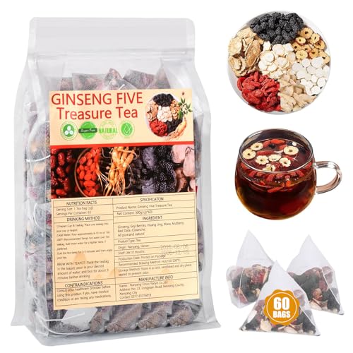 Kidney Tea 60 Bags Ginseng Six Treasure