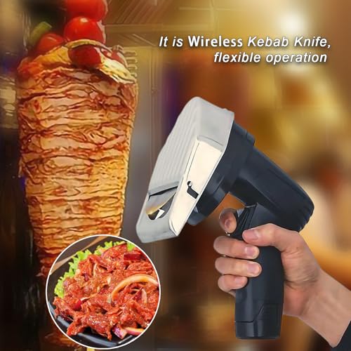 Cortadora eléctrica de kebab con batería recargable miniatura 2