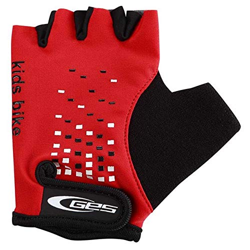 Manufacturas Ges pour Enfant Hauteur Vélo Court Gants, Enfant, Tall Bike, Red