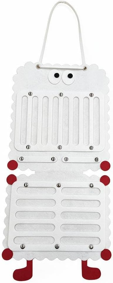 Wall Mounted Hair Clip Organizer Felt Slot Display Board Hanger