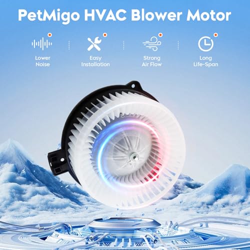 Image of HVAC Blower Motor with Fan Cage Fit for Toyota Highlander 2001-2007, for Lexus GS300 1998-2005, GS400 1998-2000, GS430 2001-2005, RX300 1999-2003, SC430 2002-2010, Replaces 700112 87103-48020