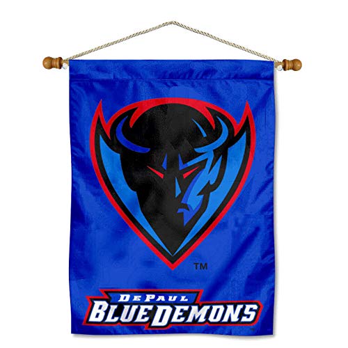 DePaul Blue Demons Banner with Hanging Pole