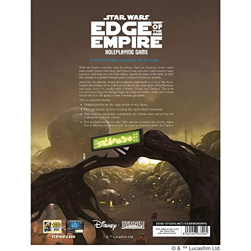 Edge, Star Wars Edge of the Empire RPG: Lords of Nal Hutta, RPG, Ages 12 plus, 3-5 Players, 8.6 inches x 11.1 inches x 0.5 inches - Image 3