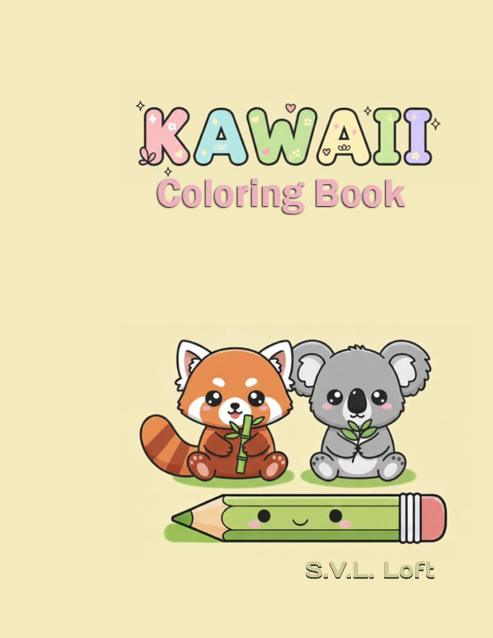 Kawaii Coloring Book: Animals