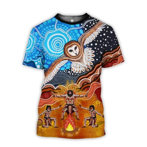 T-Shirt Mode Décontracté Imprimé 3D pour Vos Sorties et Vacances d'Été