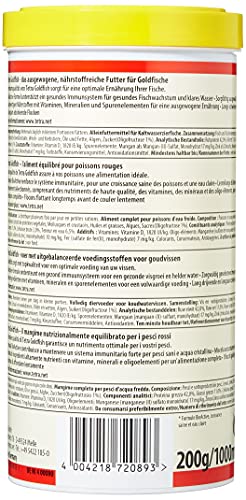 Tetra Goldfish Flakes, vlokkenvoeding voor alle goudvissen en andere koudwatervissen, 1 l blik - Afbeelding 4