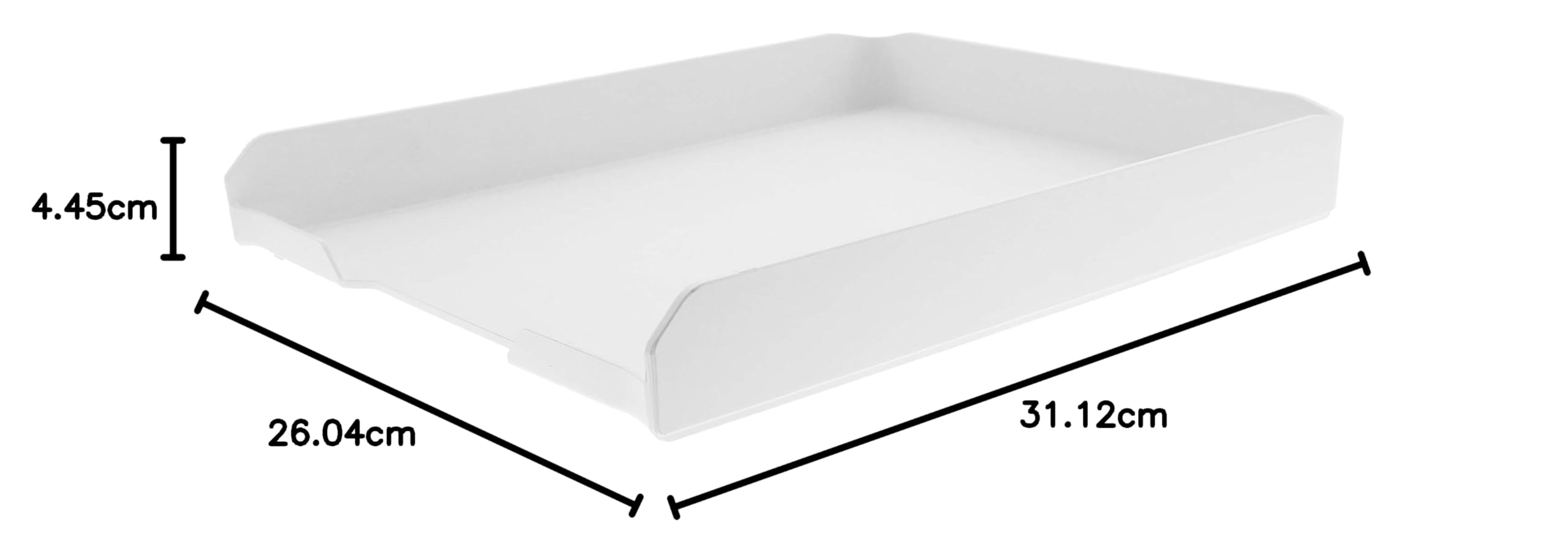 Bostitch Konnect™ - Bandeja para Cartas, se Adapta a Documentos de tamaño de 9.75 x 12 Pulgadas, Color Blanco